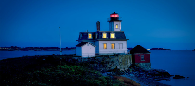 Lighthouse In Rhode Island